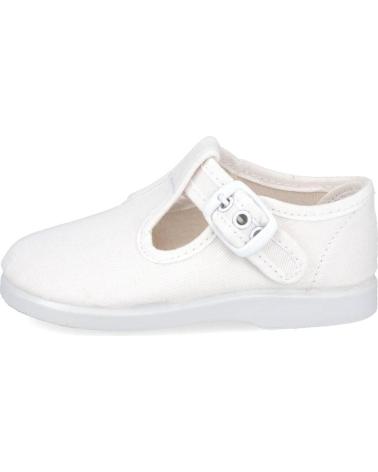 L&R SHOES WHITE HOOK-AND-LOOP SHOES BLANCO
