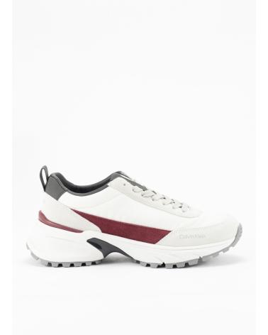 CALVIN KLEIN HIKE RUNNER NYLON MIX WHITE SNEAKERS BLANCO