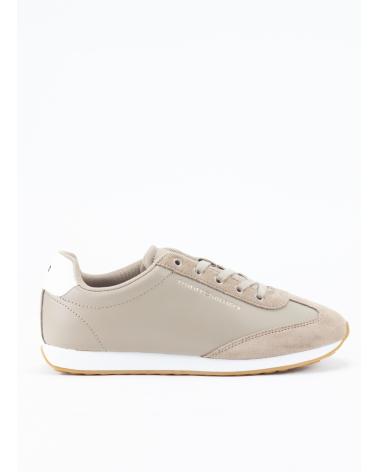 TOMMY HILFIGER HERITAGE FASHION RUNNER MIX MAT TAUPE SNEAKERS TAUPE