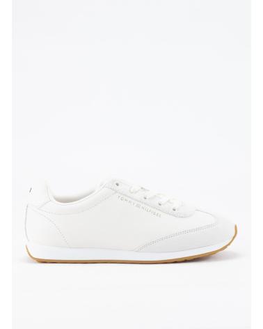 TOMMY HILFIGER HERITAGE FASHION RUNNER MIX MAT WHITE SNEAKERS BLANCO