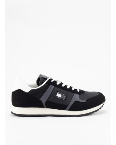 TOMMY HILFIGER TJM RUNNER BLACK SNEAKERS NEGRO