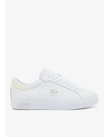 LACOSTE POWERCOURT WHITE SNEAKERS BLANCO