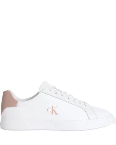 SNEAKERS CALVIN KLEIN LOW PRO CUPS LTH MG BIANCHE BLANCO