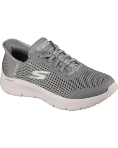 SKECHERS GRAND ENTRY BASKETS GRISES VERDE