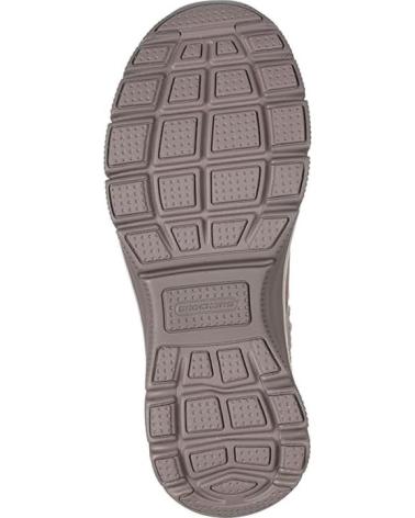 SKECHERS BOTINES PLANOS MUJER SLIP-INS RELAXED FIT TAUPE MARRóN