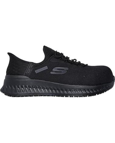 BASKETS SKECHERS SLIP-INS WORK NOIRES NEGRO