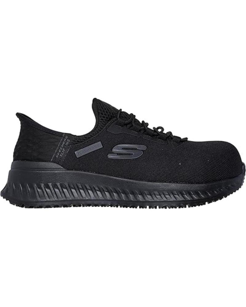 BASKETS SKECHERS SLIP-INS WORK NOIRES NEGRO