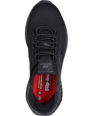 BASKETS SKECHERS SLIP-INS WORK NOIRES NEGRO