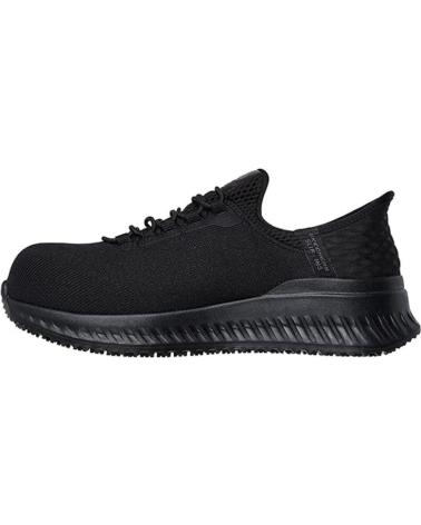 BASKETS SKECHERS SLIP-INS WORK NOIRES NEGRO
