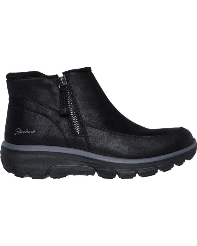 BOTTINES SKECHERS RELAXED FIT EASY GOING NOIRES NEGRO