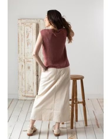 YERSE FALDAS EN COLOR BLANCO