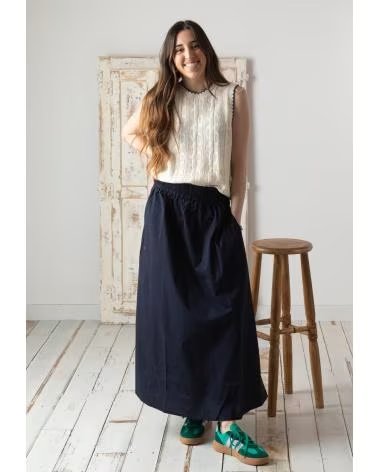 YERSE FALDA 42837055 EN AZUL PARA MUJER