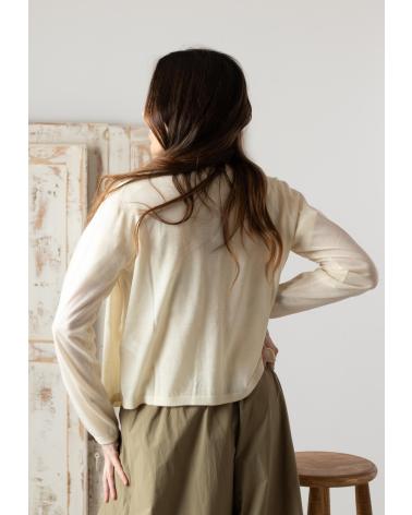 Accueil-YERSE---42506002---CARDIGAN-100-LANA-MERINO---MUJER-CRUDO