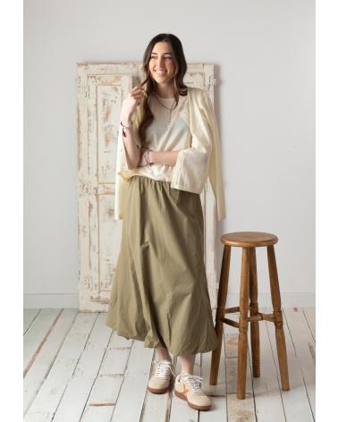 Accueil-YERSE---42506002---CARDIGAN-100-LANA-MERINO---MUJER-CRUDO