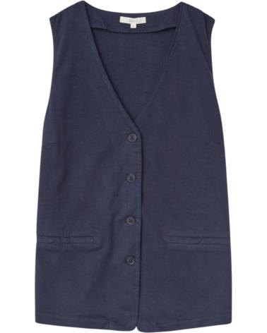 YERSE - 42220055 - CHALECO DE PUNTO DE ALGODON - MUJER AZUL