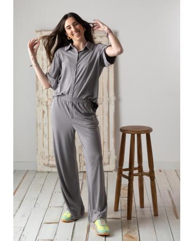 YERSE CAMISA FLUIDA DE PUNTO YERSE - 42110007 GRIS