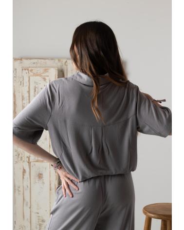 YERSE CAMISA FLUIDA DE PUNTO YERSE - 42110007 GRIS