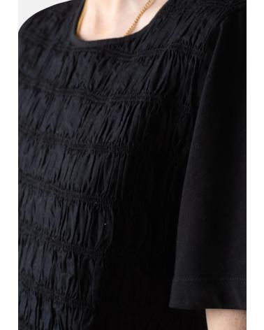 Home-YERSE---42036037---CAMISETA-DE-MANGA-CORTA-CON-FRUNCIDOS-DELANTERO-NEGRO