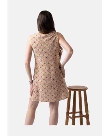 ROBE COURTE SYSTEMACTION V25VE42530 À IMPRIMÉ GÉO MULTICOLORE MULTICOLOR