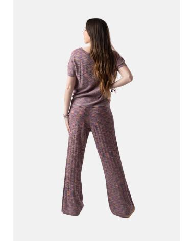 SYSTEMACTION SYSTEMACTION JERSEY CON HILO LUREX ESCOTE V - MODELO V25JE42027 MORADO