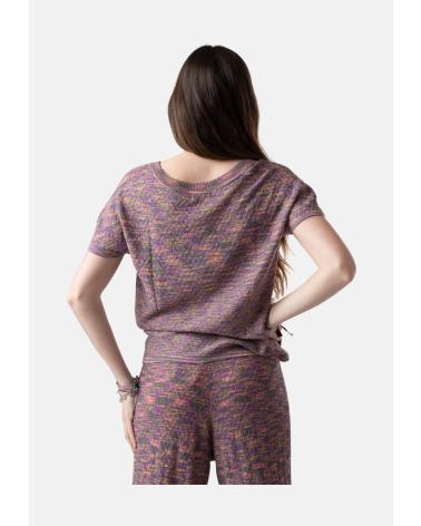 SYSTEMACTION SYSTEMACTION JERSEY CON HILO LUREX ESCOTE V - MODELO V25JE42027 MORADO
