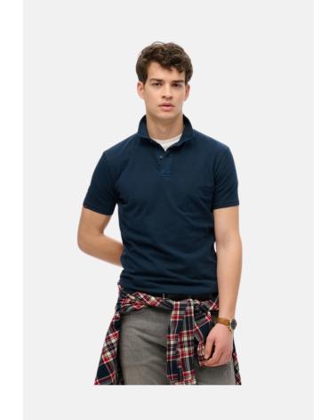 POLO MANICA CORTA SUPERDRY ESSENTIAL M1110440AJXC BLU AZUL