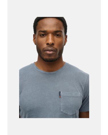 SUPERDRY T-SHIRT CLASSIC ESSENTIAL BLU M1012206AE9R AZUL