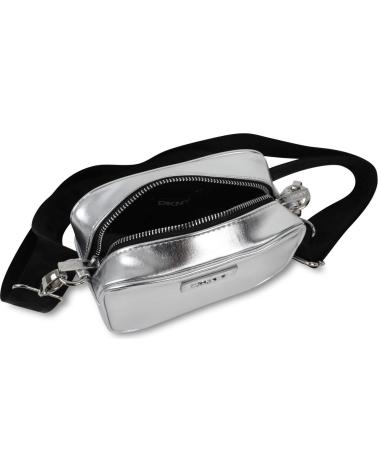 SAC DKNY D6234916 EN TOILE ENDUITE ARGENT PLATA