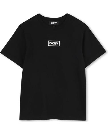 T-SHIRT MANICA CORTA NERA UNISEX DKNY D6230009B NEGRO