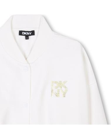 DKNY GIACCA IN FELPA DI COTONE GRIGIA D62284117 GRIS