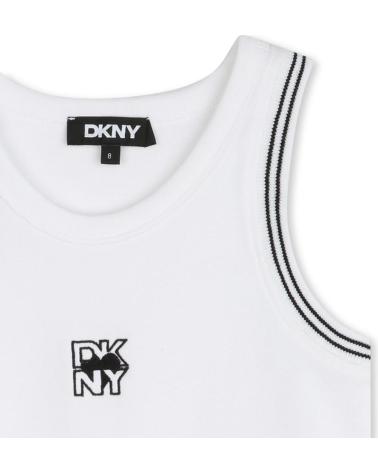 DKNY DKNY CAMISETA DE CANALE CON BORDADO D6226310P BLANCO