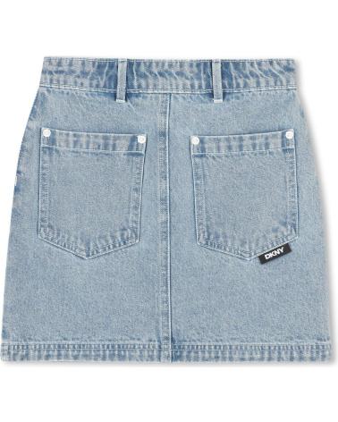 DKNY GONNA CORTA IN JEANS D62259Z04 BLU AZUL