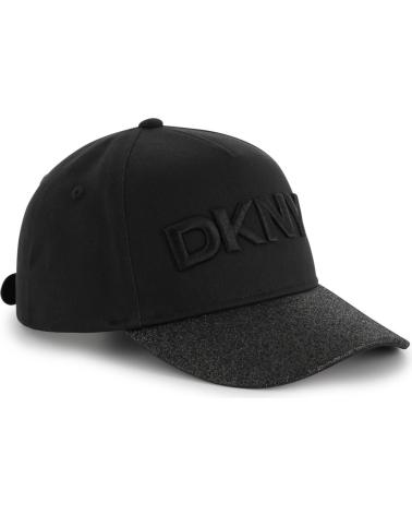 BERRETTO IN COTONE DKNY D6209409B NERO NEGRO