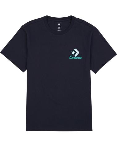 T-SHIRT CONVERSE SWINGING SKELETON 10027352-A01 NERA NEGRO