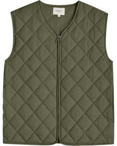YERSE 41629025 GILET IMBOTTITO IDROREPELLENTE VERDE VERDE