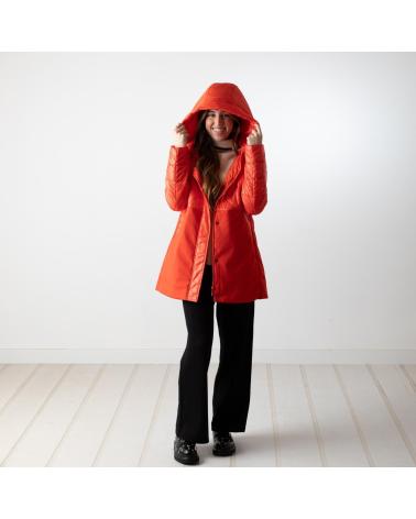 PARKA CORTO IMBOTTITO WHY NOT COLLECTION W22490325 ARANCIONE NARANJA