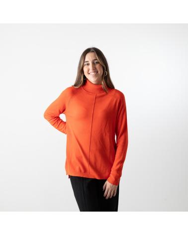 Inizio-WHY-NOT-COLLECTION-WHY-NOT---W22412125-–-JERSEY-DE-CUELLO-CISNE---MUJER-NARANJA