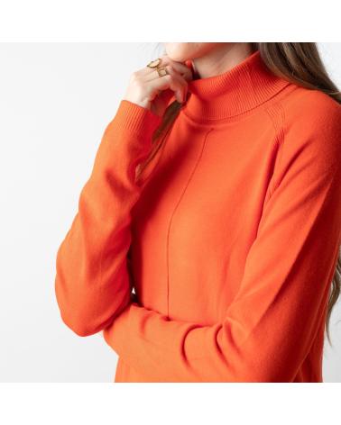 Inizio-WHY-NOT-COLLECTION-WHY-NOT---W22412125-–-JERSEY-DE-CUELLO-CISNE---MUJER-NARANJA