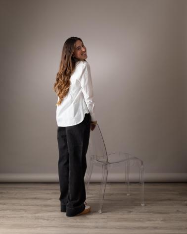 Início-YERSE---41879001---CAMISA-DE-MANGA-LARGA-100-ALGODON-ORGANICO-CON-BLANCO