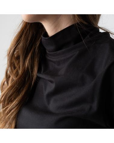 YERSE YERSE CAMISETA MANGA LARGA CUELLO CISNE NEGRA - REF 41486037 NEGRO