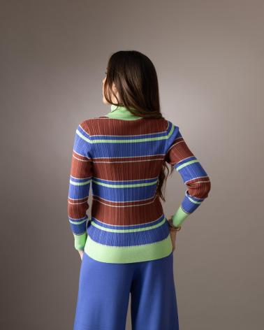 WHY NOT COLLECTION JERSEY CON CUELLO CISNE WHY NOT COLLECTION W22405116 MARRÓN MARRóN