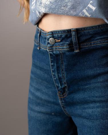 SYSTEMACTION PANTALÓN VAQUERO SYSTEMACTION WIDE LEG - I24PT7027 AZUL