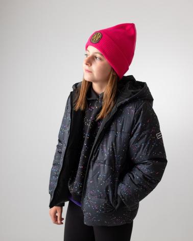 CAPPELLO IN MAGLIA DKNY D6099049N ROSA PER BAMBINA ROSA