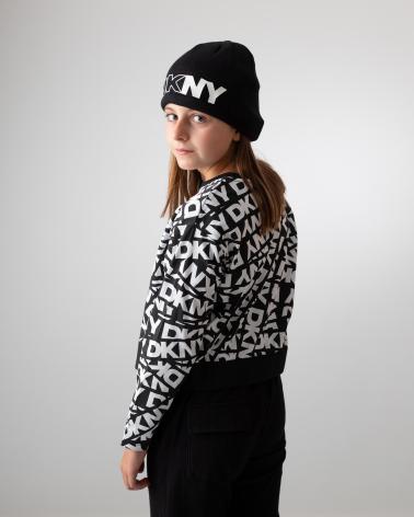 Inizio-DKNY---D6098909B-–-GORRO-DE-PUNTO-–-UNISEX-NINOS-NEGRO