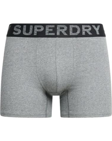 SUPERDRY CONFEZIONE DA 3 BOXER IN COTONE M3110452A13A NERO NEGRO