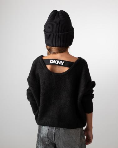 DKNY JERSEY EN PARA NINOS UNISEX NEGRO