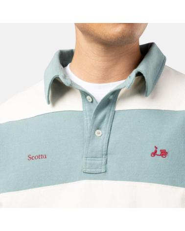 SCOTTA POLO DE MANGA CORTA EN PARA UNISEX AZUL