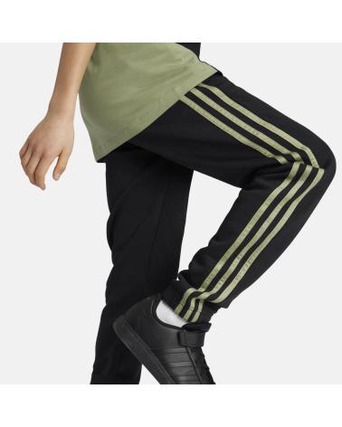 ADIDAS ADIDAS ESSENTIALS FLEECE 3 BANDAS IX9520 - PANTALÓN DE CHÁNDAL NEGRO