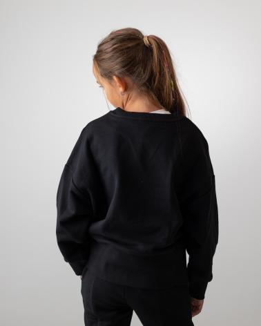 Accueil-DKNY---D6208209B-–-SUDADERA-DE-FELPA-FRANCESA-100-ALGODON--NINA-NEGRO