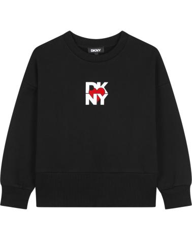 Accueil-DKNY---D6208209B-–-SUDADERA-DE-FELPA-FRANCESA-100-ALGODON--NINA-NEGRO